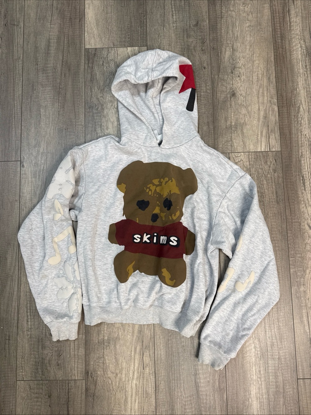 SKIMS x Cactus Plant Flea Market Gray Hoodie